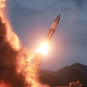 North Korea test fires a new weapon in a photo released by KCNA on Aug. 11, 2019.